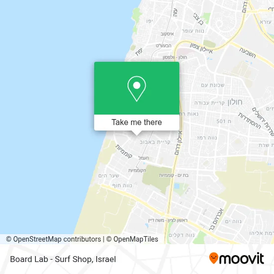 Board Lab  - Surf Shop map