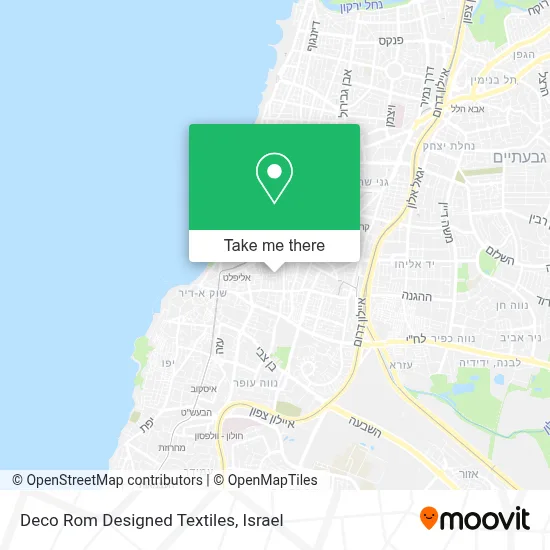 Deco Rom Designed Textiles map