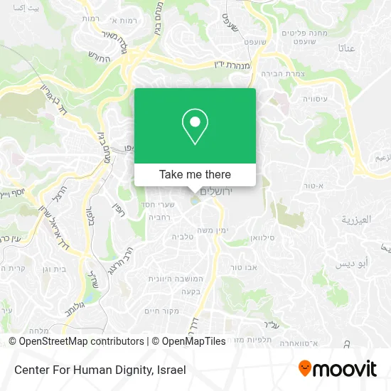 Center For Human Dignity map