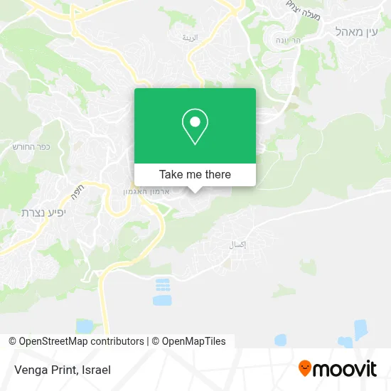 Venga Print map