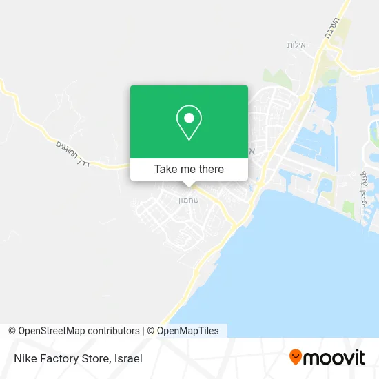 Nike Factory Store map