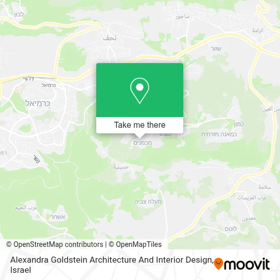 Alexandra Goldstein Architecture And Interior Design map