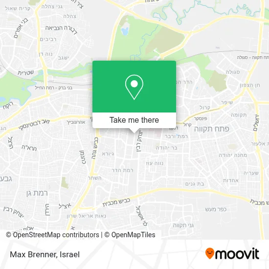 Max Brenner map