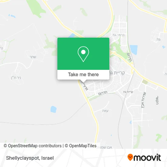Shellyclayspot map