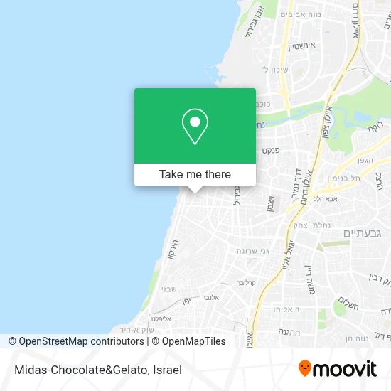 Midas-Chocolate&Gelato map