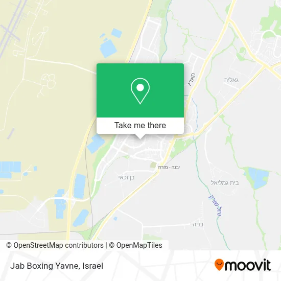 Jab Boxing Yavne map