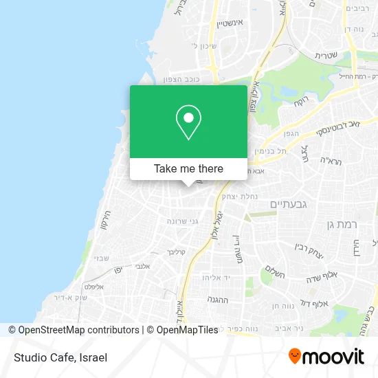 Studio Cafe map