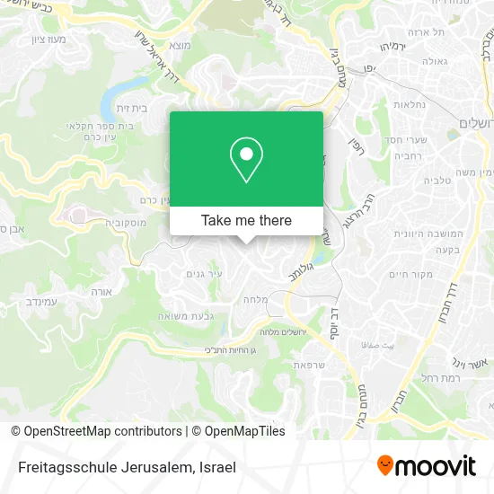 Freitagsschule Jerusalem map