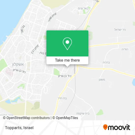 Topparts map