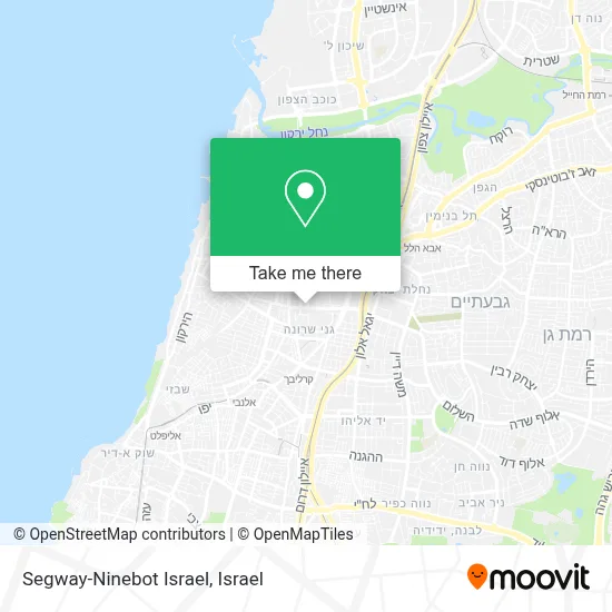 Segway-Ninebot Israel map