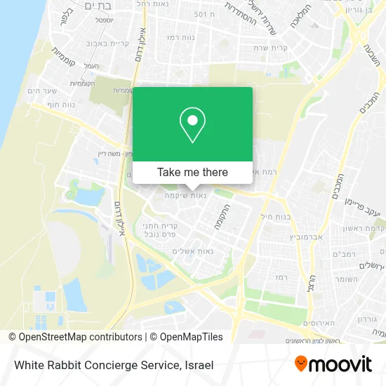 White Rabbit Concierge Service map