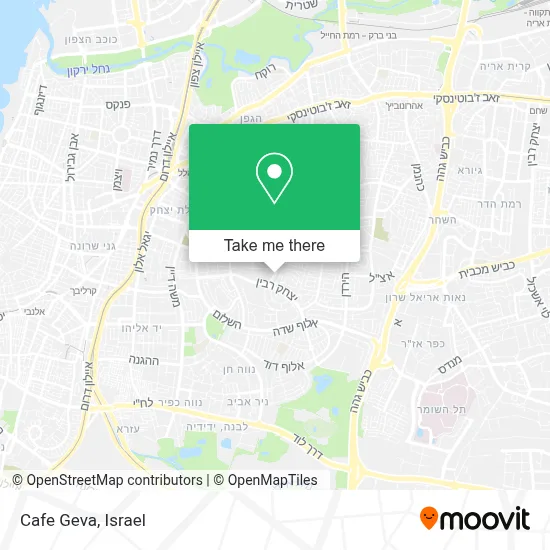 Cafe Geva map