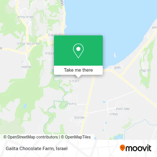 Galita Chocolate Farm map