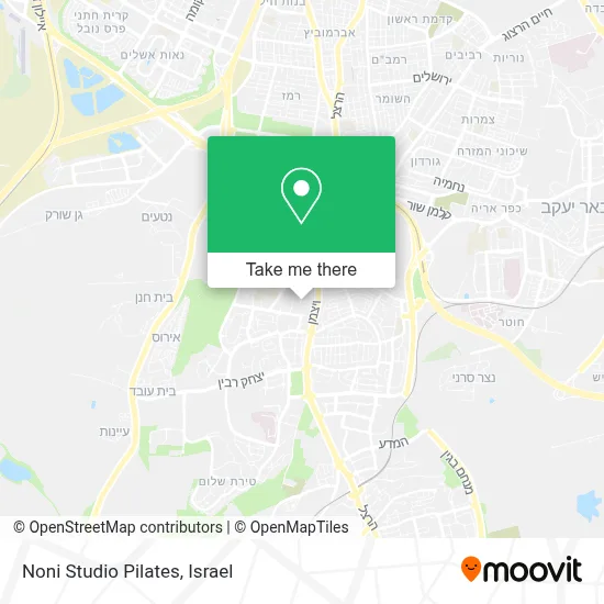 Noni Studio Pilates map