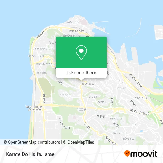 Karate Do Haifa map