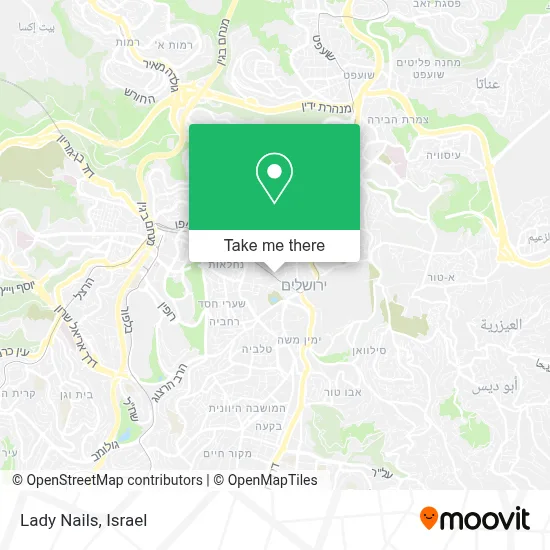 Lady Nails map