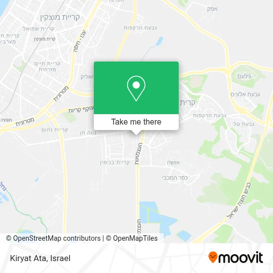 Kiryat Ata map