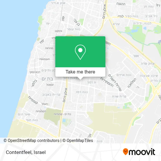 Contentfeel map
