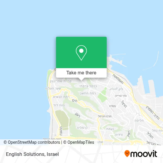 English Solutions map