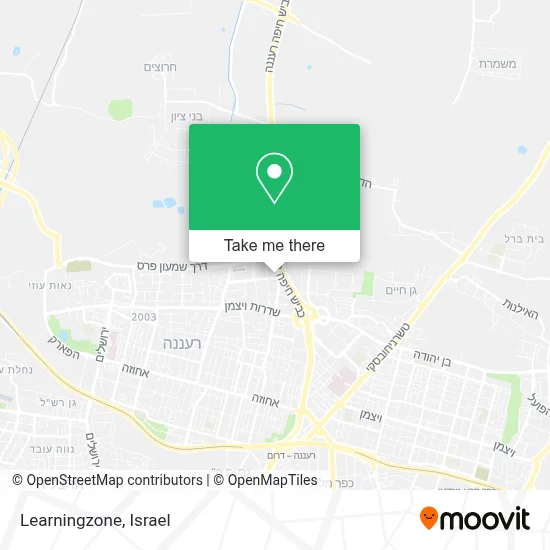 Learningzone map