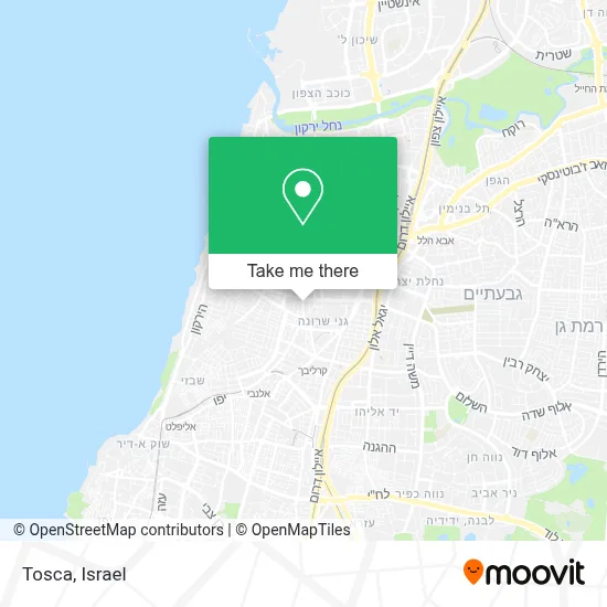 Tosca map