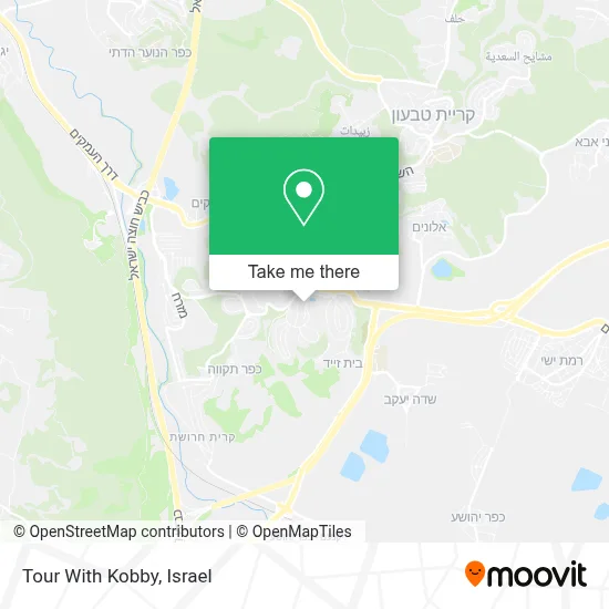 Tour With Kobby map