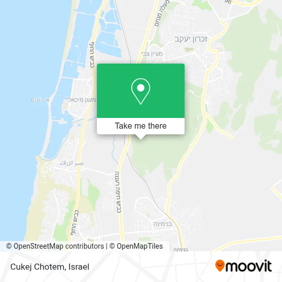 Cukej Chotem map