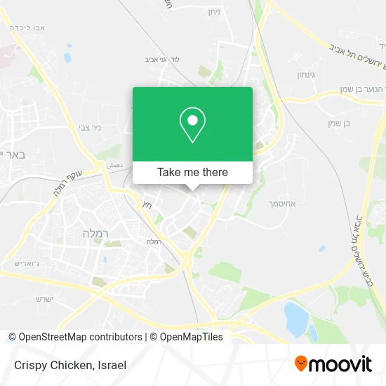 Crispy Chicken map