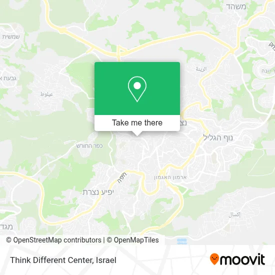 Think Different Center map