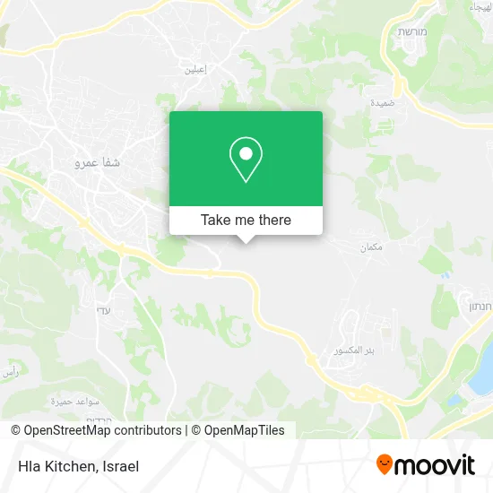 Hla Kitchen map