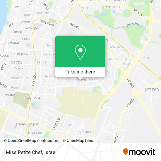 Miss Petite Chef map