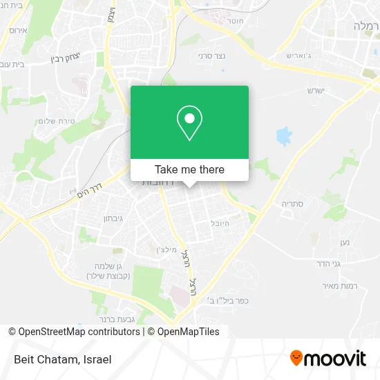 Beit Chatam map