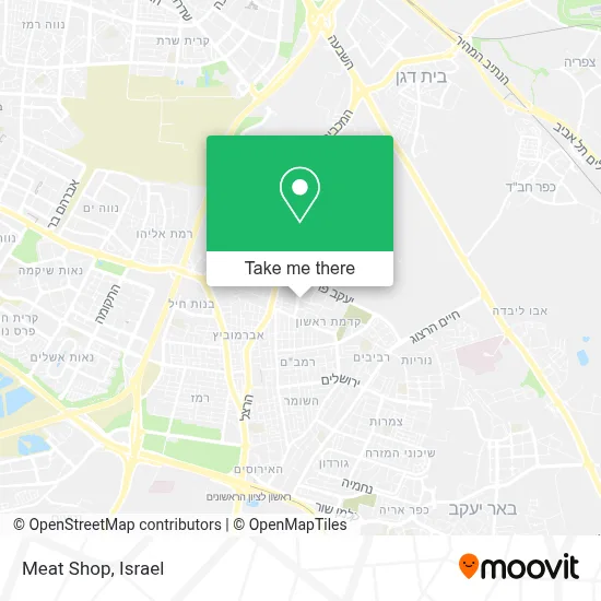 Meat Shop map