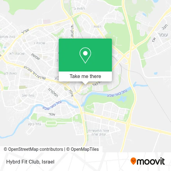 Hybrd Fit Club map