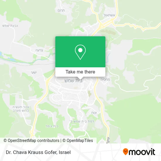 Dr. Chava Krauss Gofer map