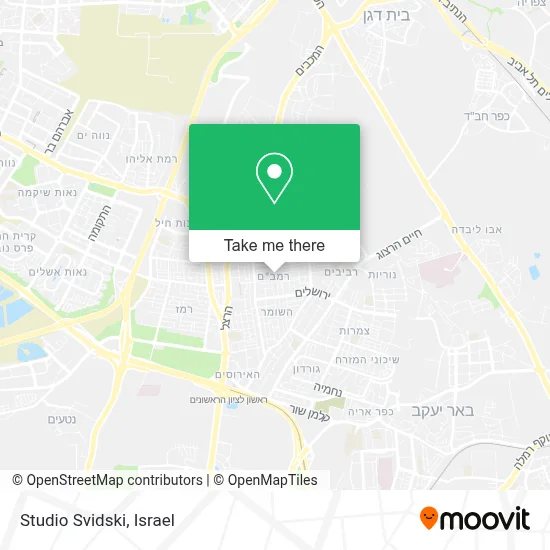 Studio Svidski map