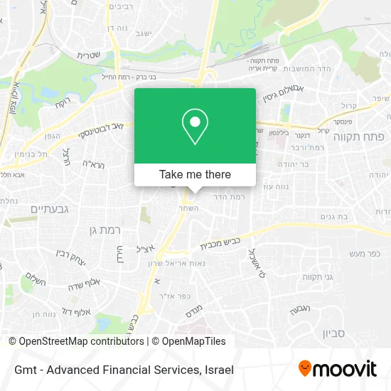 Gmt - Advanced Financial Services map