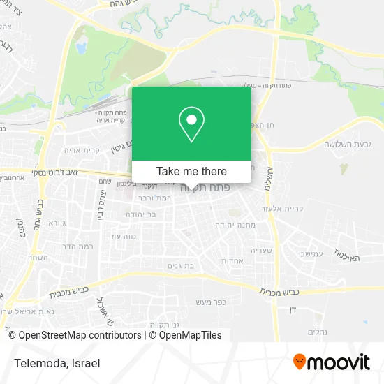 Telemoda map