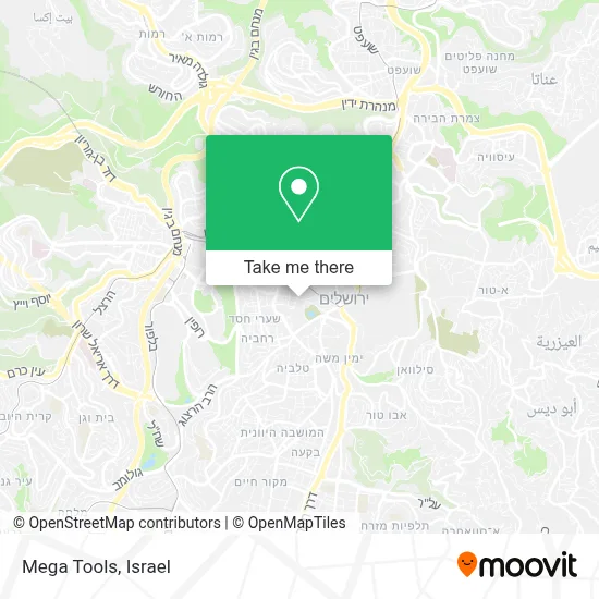 Mega Tools map