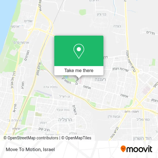 Move To Motion map
