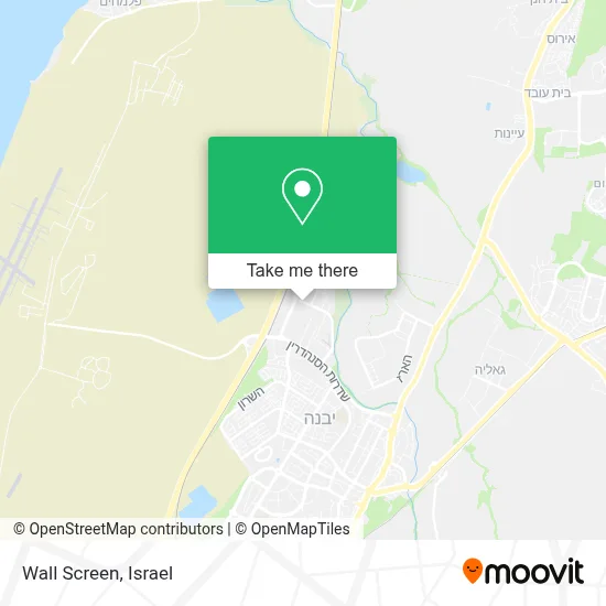 Wall Screen map