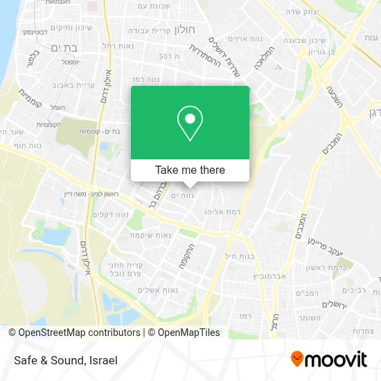 Safe & Sound map