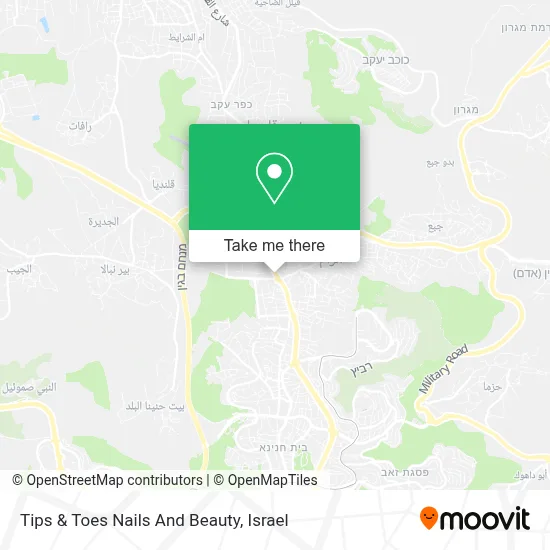 Tips & Toes Nails And Beauty map