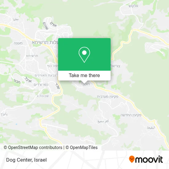 Dog Center map