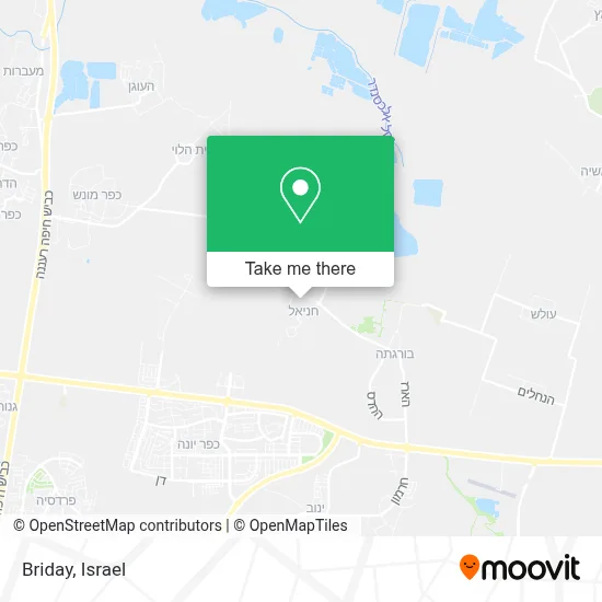Briday map