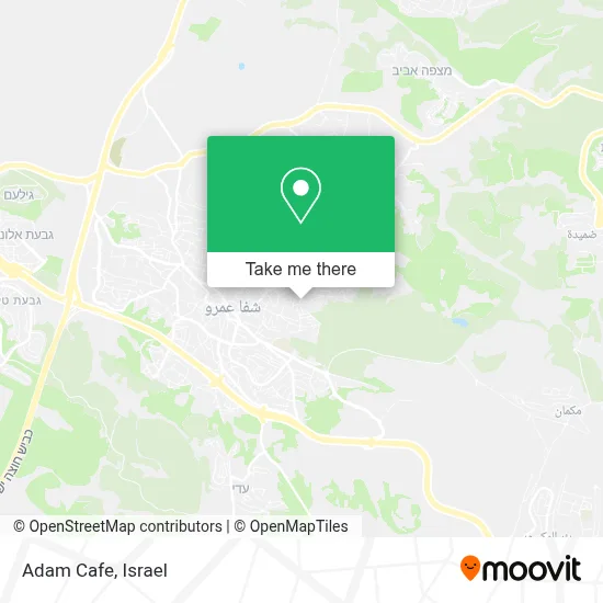 Adam Cafe map