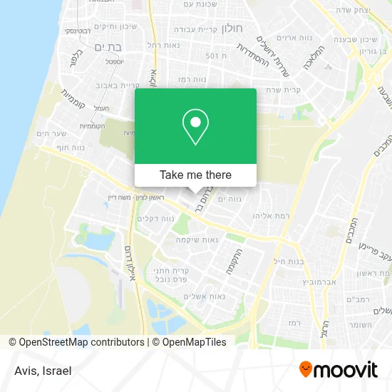 Avis map