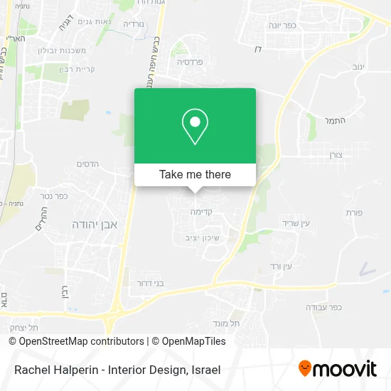 Rachel Halperin - Interior Design map