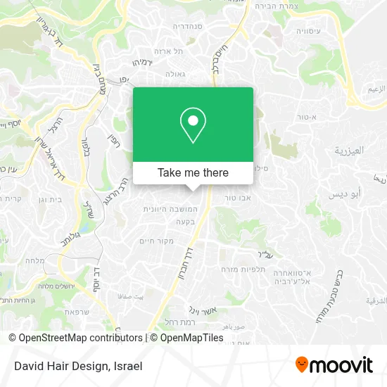 David Hair Design map