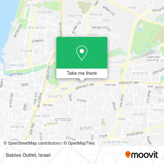 Bables Outlet map